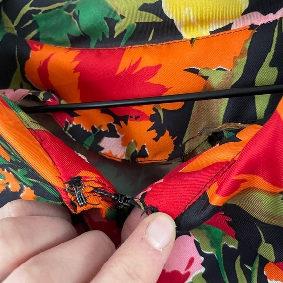 Vintage 40s/50s Mitzi Morgan Floral Dress - Picture 13 of 16